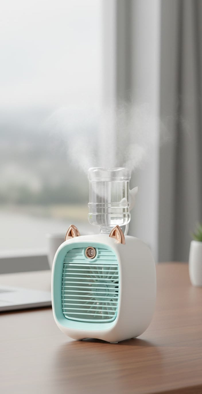 Rechargeable Mini Air cooler With Humidifier