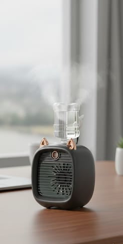 Rechargeable Mini Air cooler With Humidifier