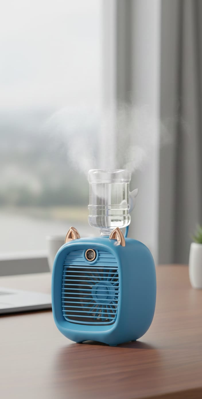 Rechargeable Mini Air cooler With Humidifier